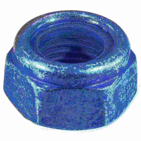 Midwest Fastener Nylon Insert Lock Nut, M12-1.25, Steel, Class 8, Zinc Plated, 25 PK 53677